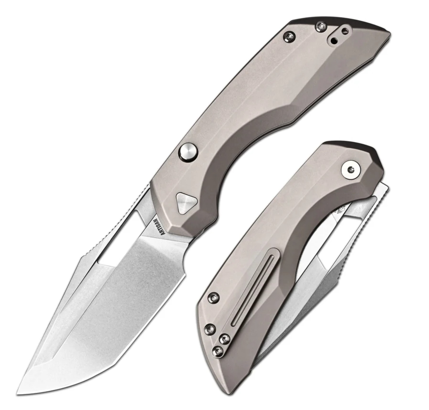 ARTC1889G-GY Mousebird, S35VN, Grey Titan