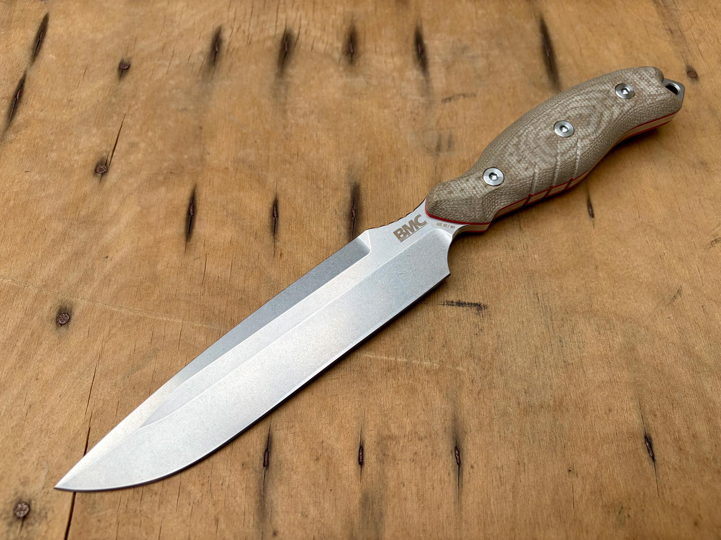 BMC M28 Solifuge, Sand Micarta, Stonewash