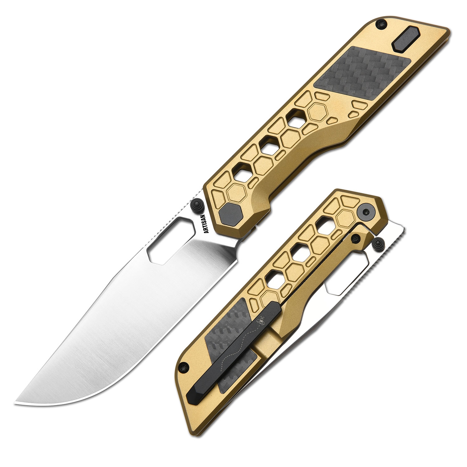 ARTC1878G-GL Beest S35VN Gold Titanium