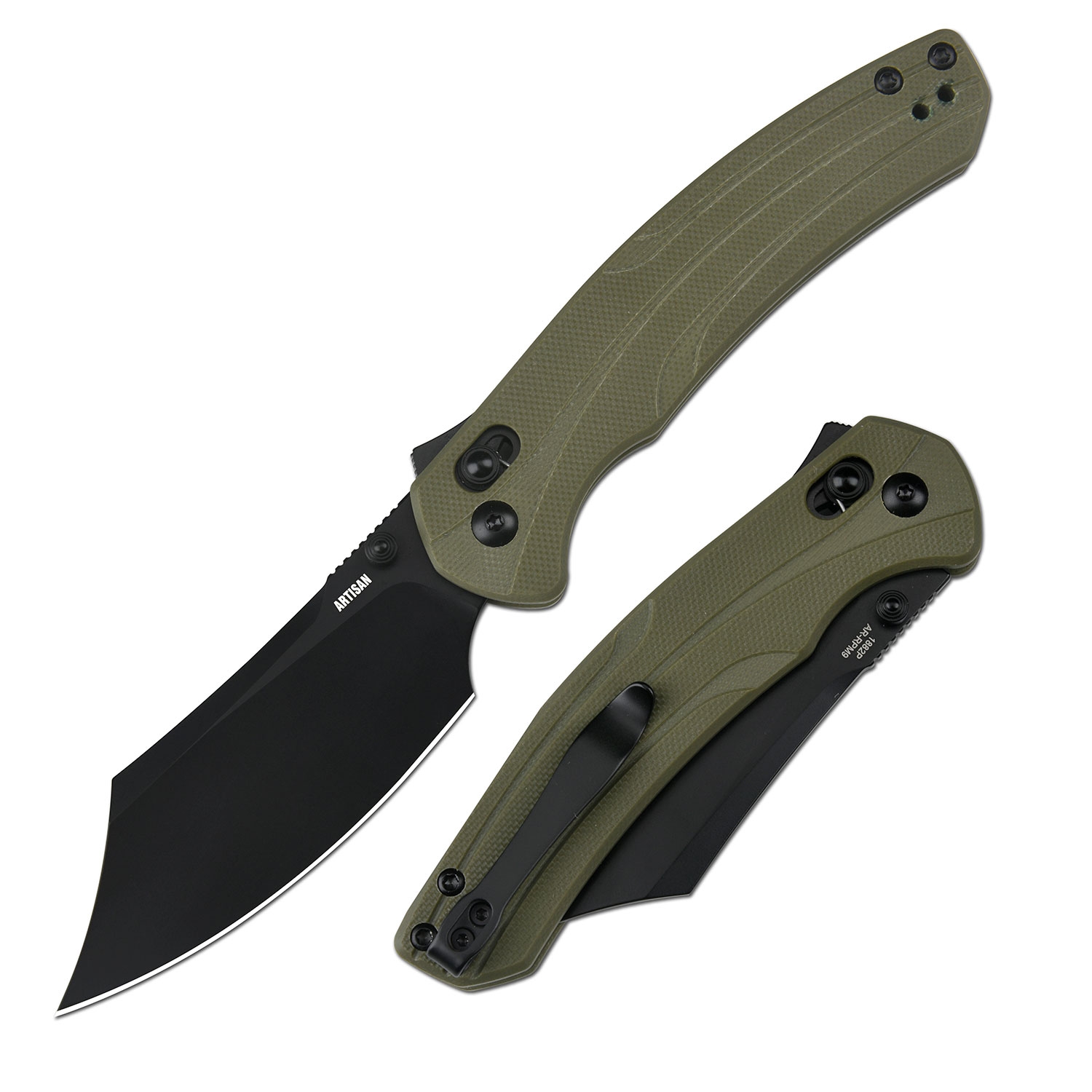 ARTC1882P-BGN Simoon, Green G10, Black