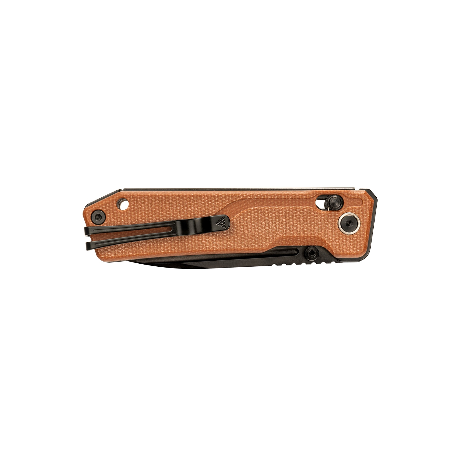 SRM Rubik 7228B-MN2, Black Blade, Brown Micarta