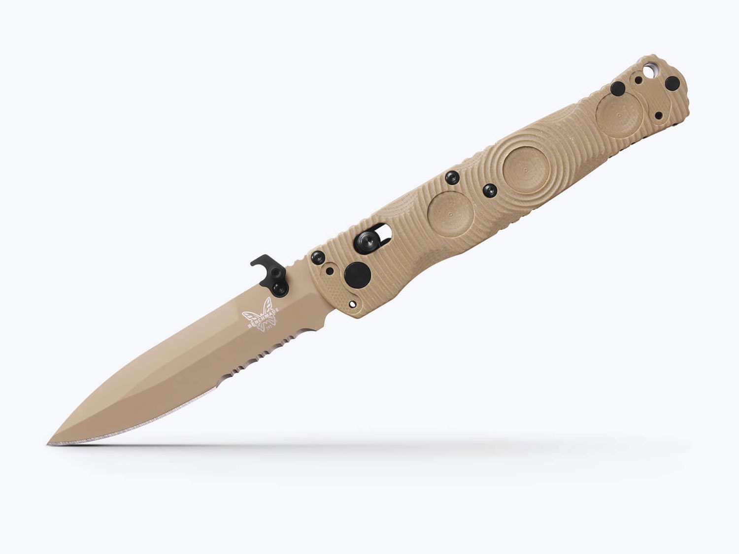 Benchmade 393SSN-01 Mini SOCP Folder, Sand
