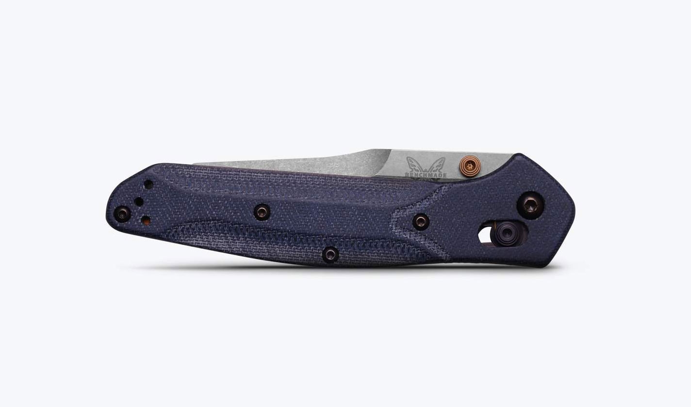 Benchmade 940-04 Osborne, Blue Denim Micarta