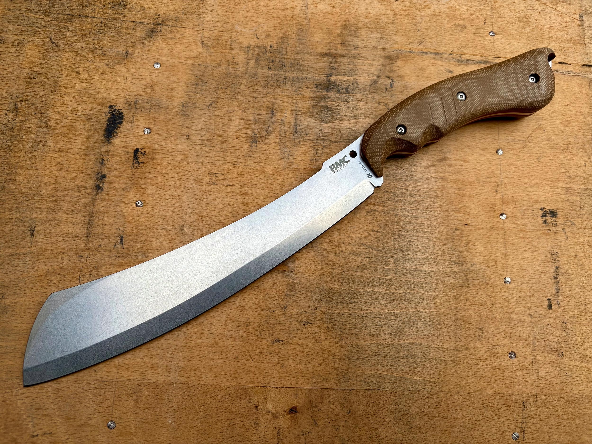 BMC M42 Naga Parang, Sand Micarta, Stonewash