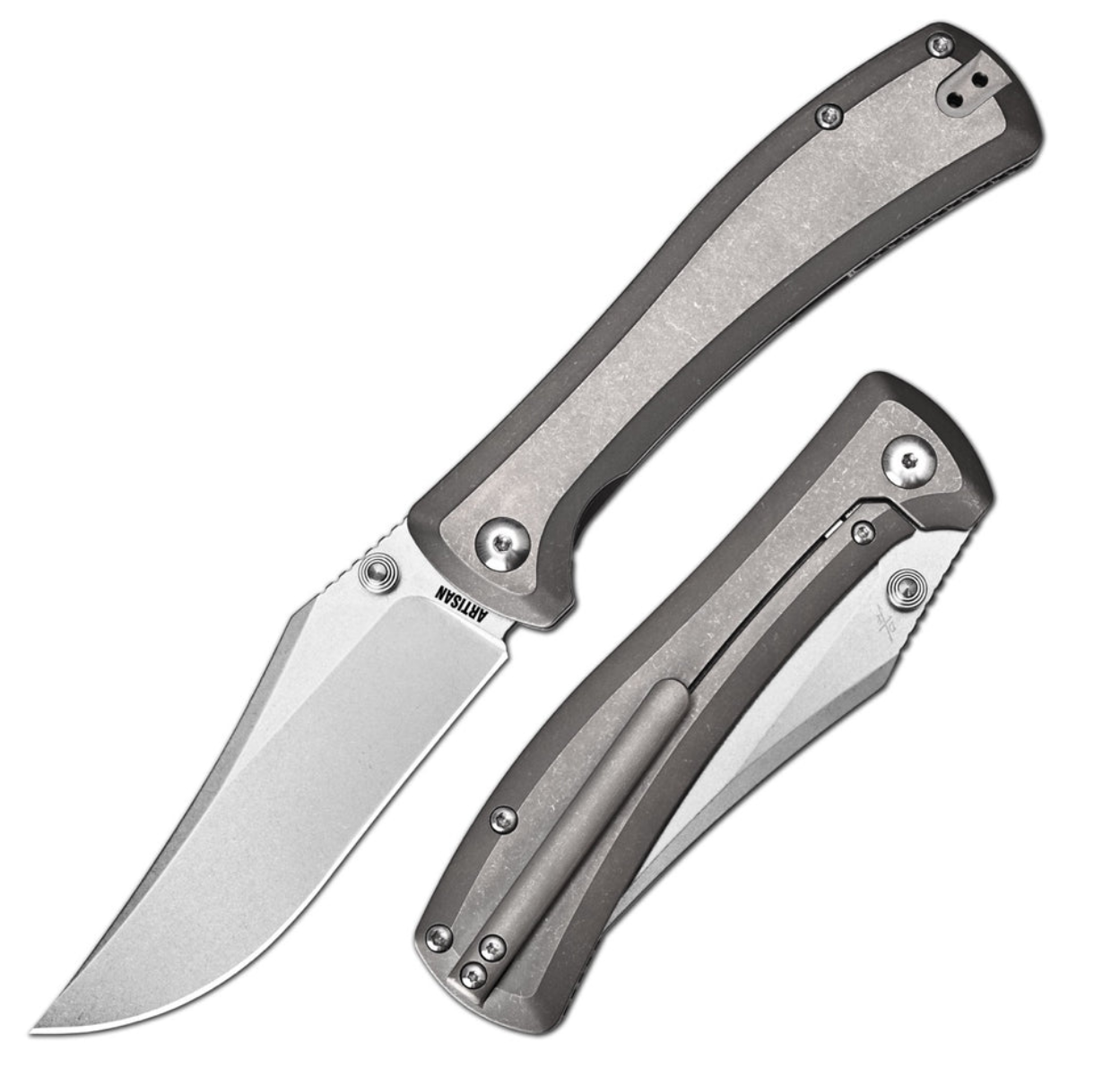 ARTC1888G-GY Santee, S35VN, Grey Titan