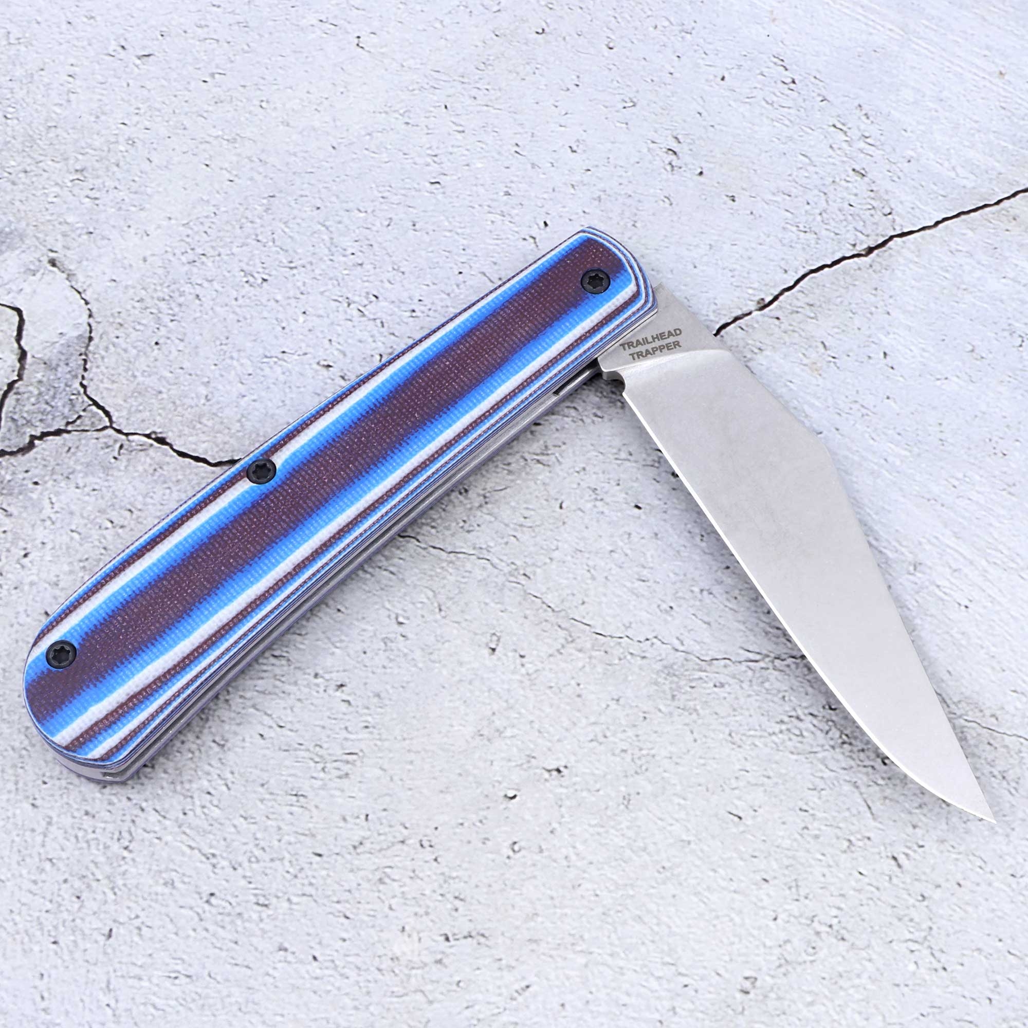 White River Trailhead Trapper Blue White Brown G10