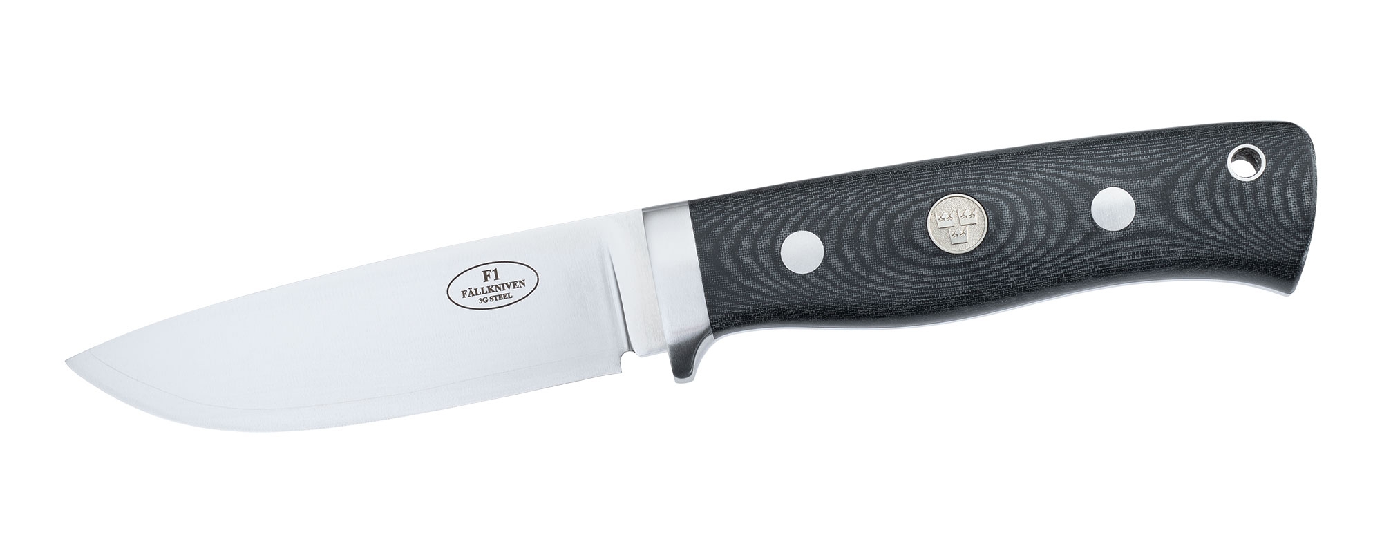 Fällkniven F1L3Gbm, Black Micarta