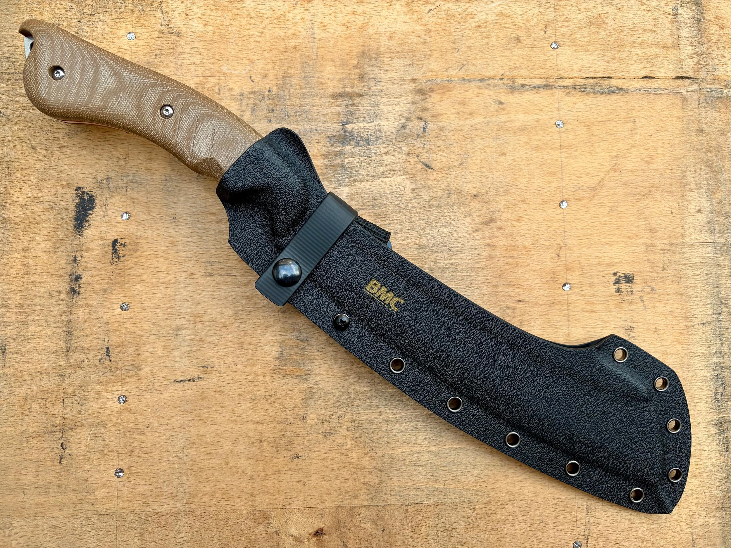 BMC M42 Naga Parang, Sand Micarta, Stonewash