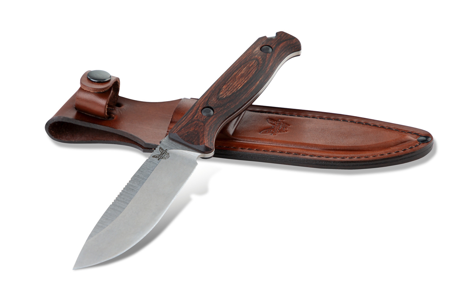 Benchmade 15002 - Saddle Mountain Skinner, Wood