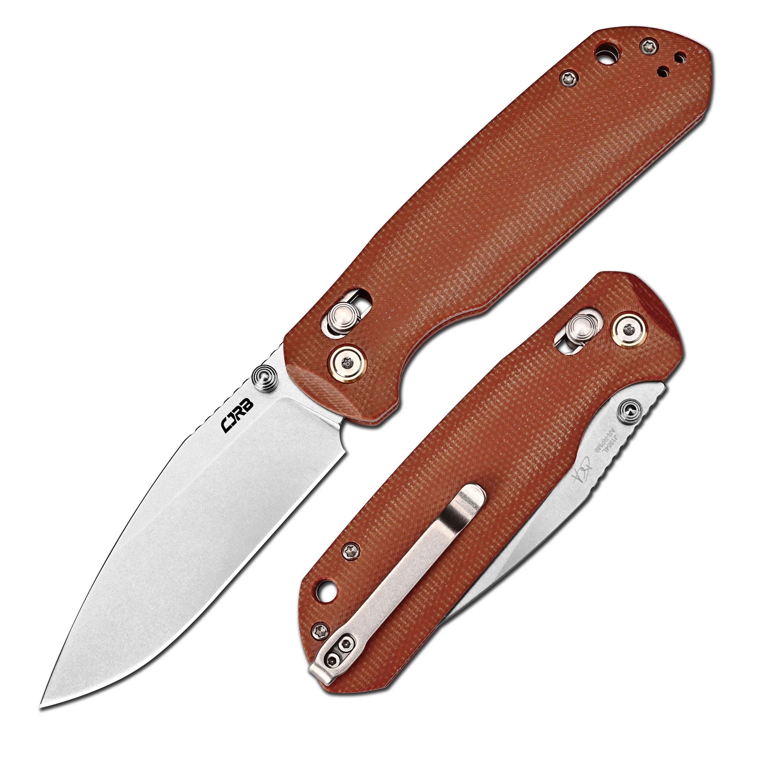CJRBJ1954L-BN Mega Maximal, Brown Micarta