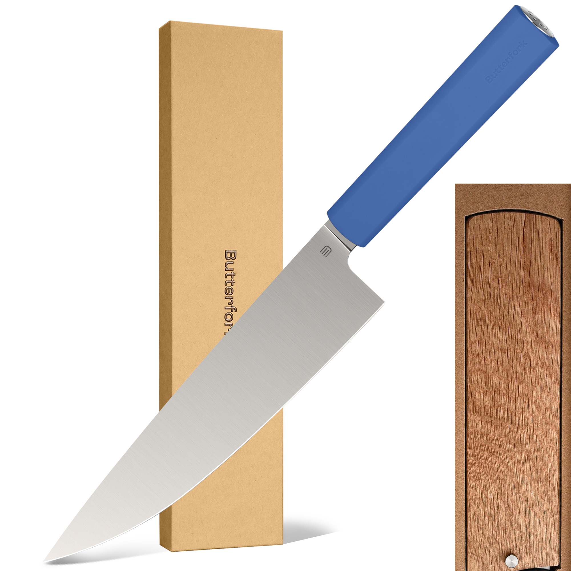 Butterfork BF01-CK-BU Chef's Ultramarin + Scheide