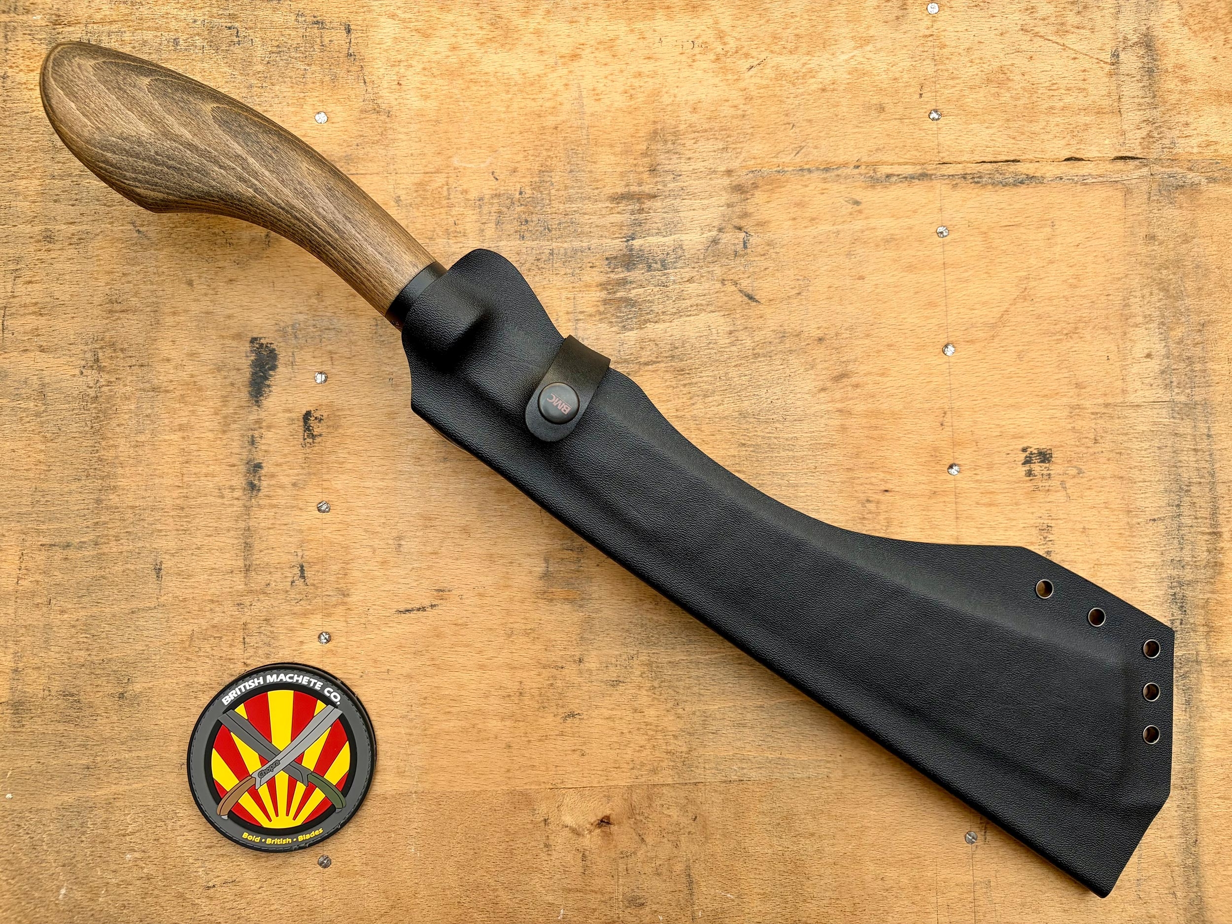 BMC x MY Parang Lading Kilat, Wood, Hammer Finish