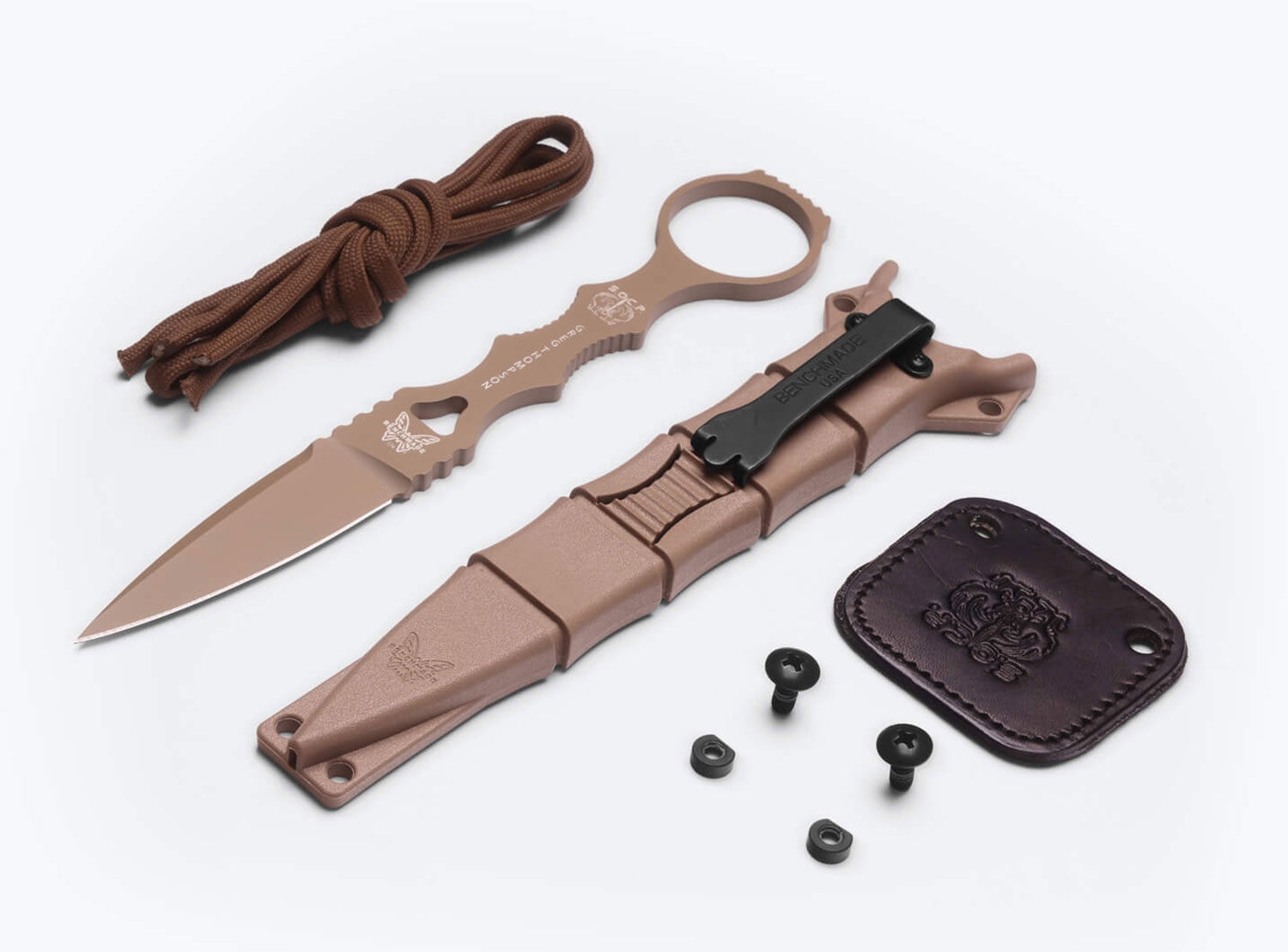 Benchmade 174SN SOCP Dagger, Single Edge, Sand