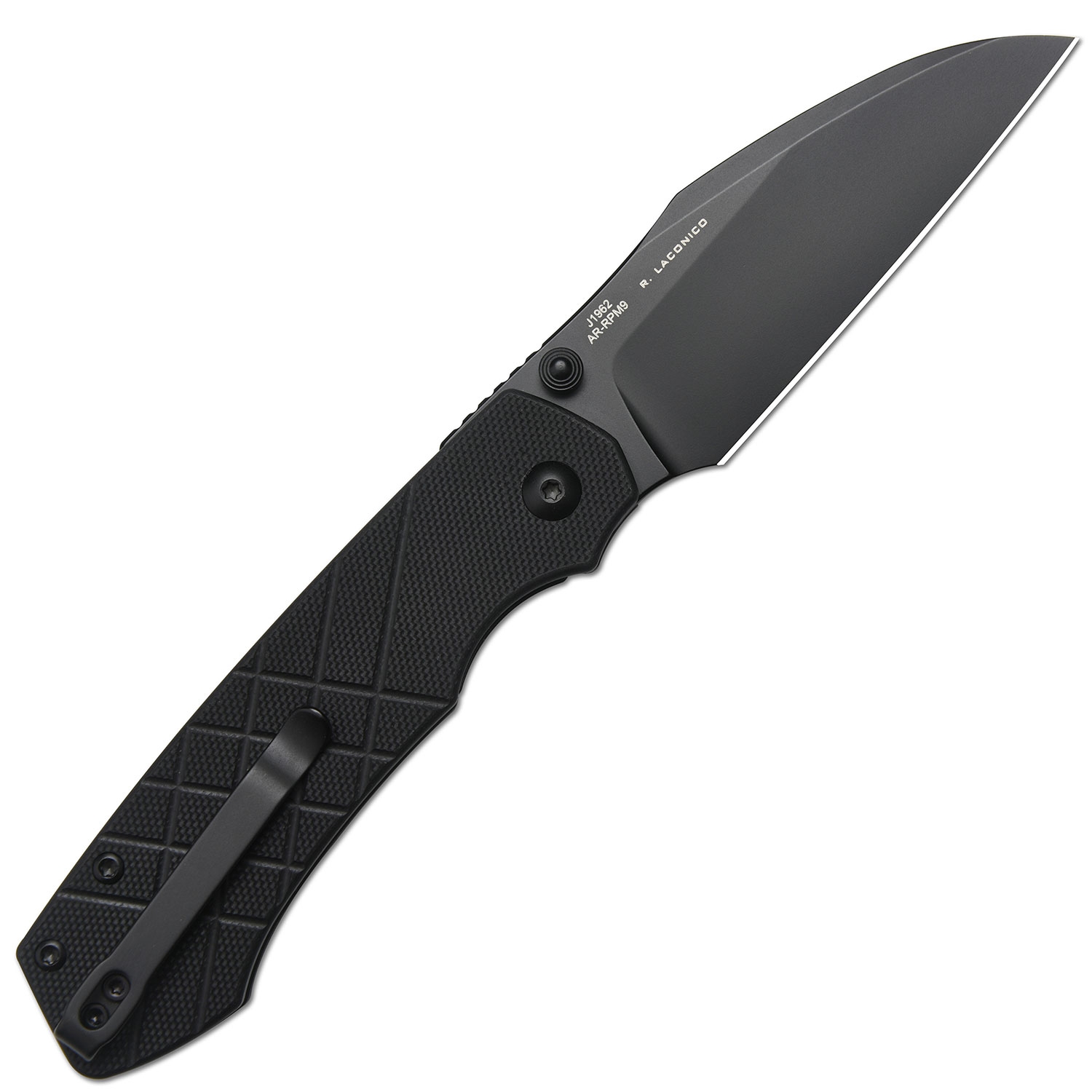 CJRBJ1962-BBK Kestrel, Black AR-RPM9, Black G10