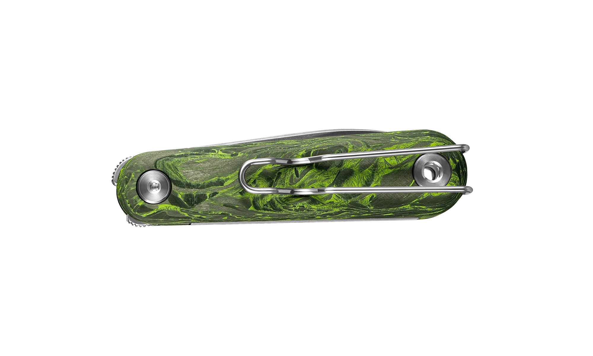 SRM 326S 326S-FP, M390, Green & Black Carbon Fiber