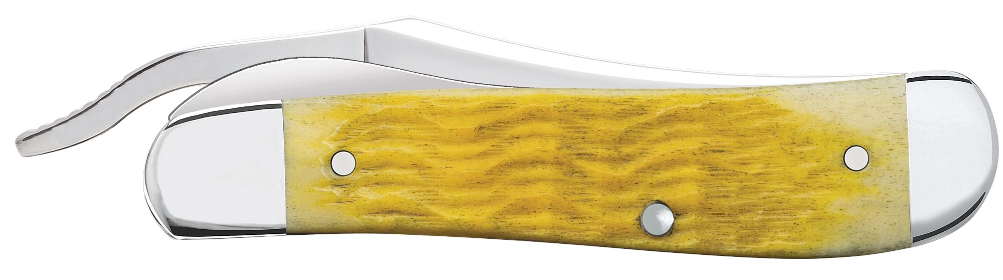 Case SS Yellow Bone Platts Jig RussLock