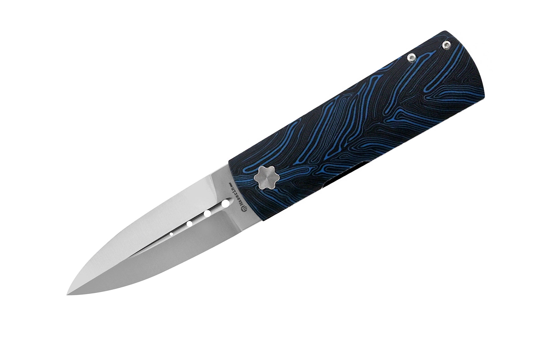 Maserin 372/G10B Daga, Elmax, Blue/ Black G10