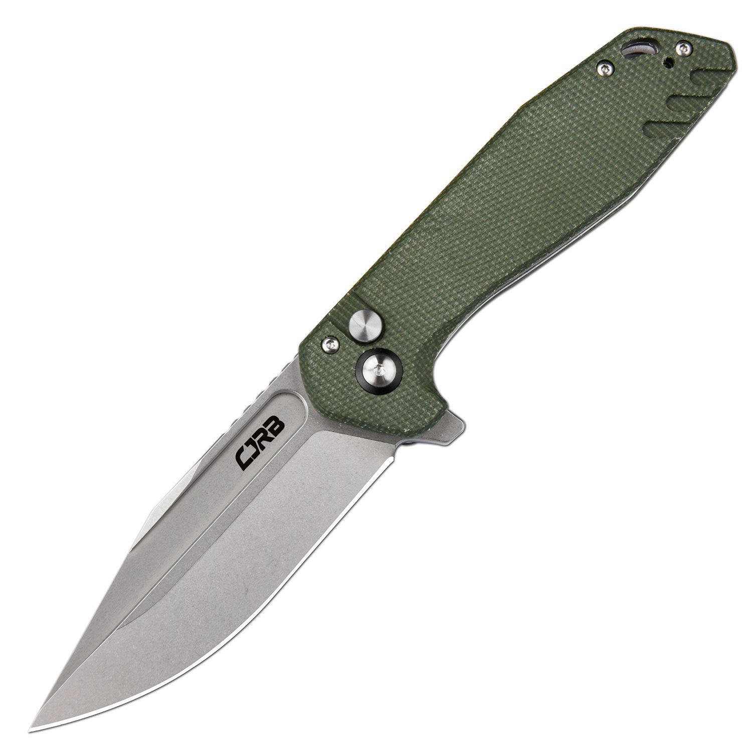 CJRBJ1928-MGN Riff AR-RPM9, Green Micarta