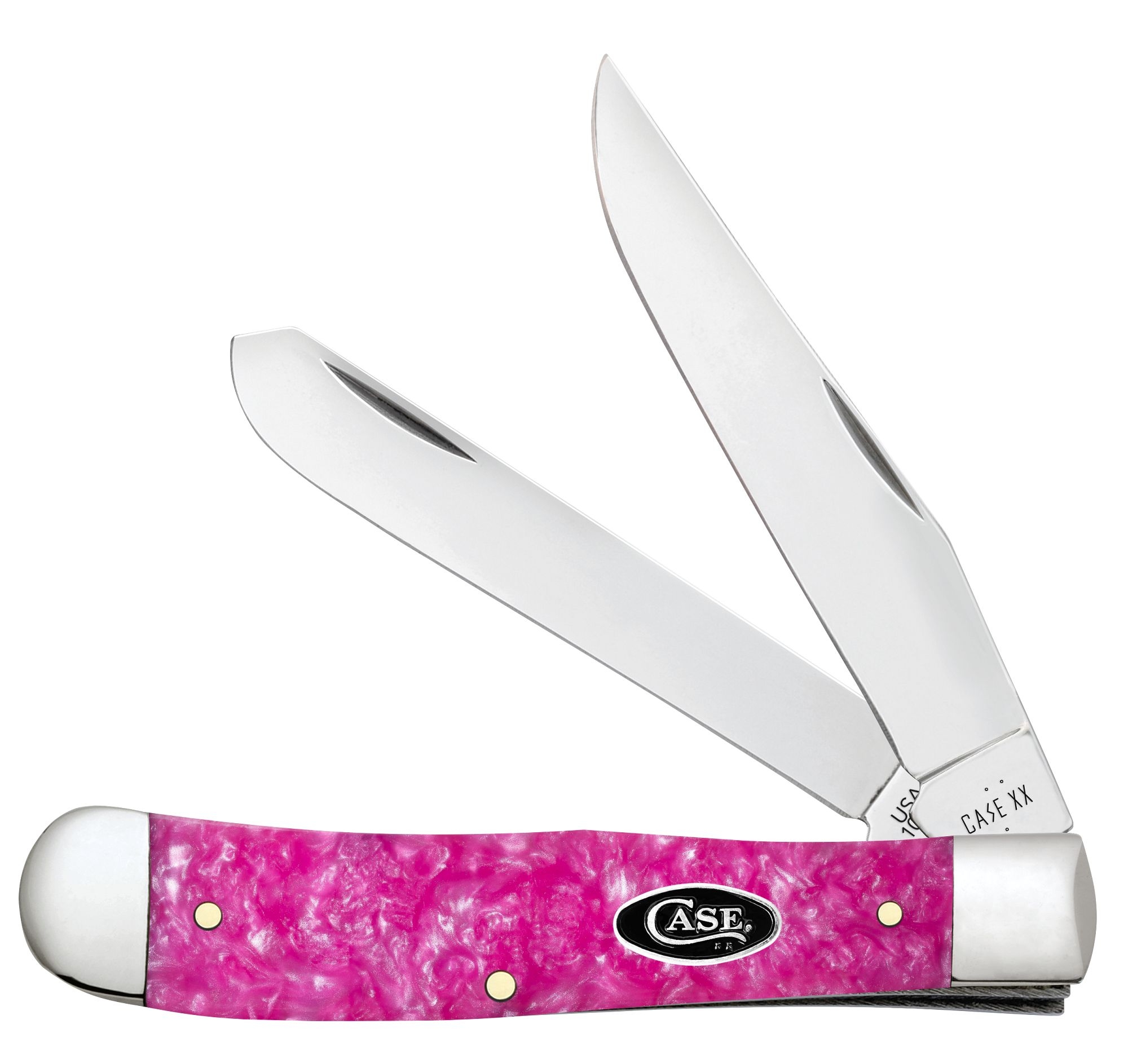Case SS Pink Crackle Kirinite® Smooth Trapper