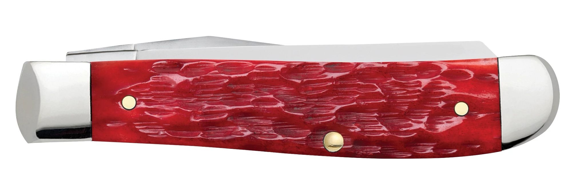 Case CS Dark Red Bone Mini Trapper