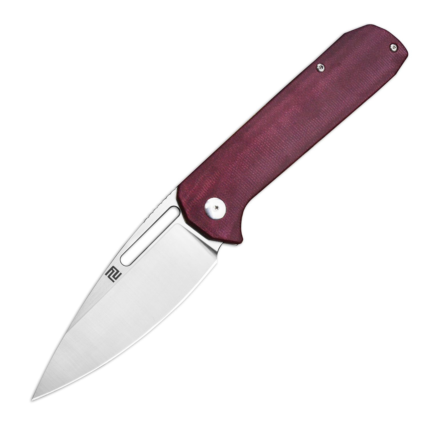 ARTC1843G-DRC Arion S35VN, Red Micarta/ Titan