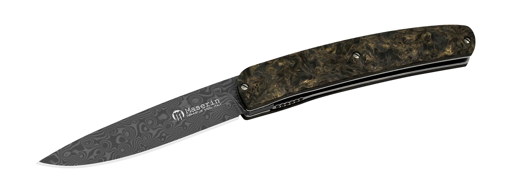 Maserin 381/DG Mini Gourmet Damast, Gold FatCarbon