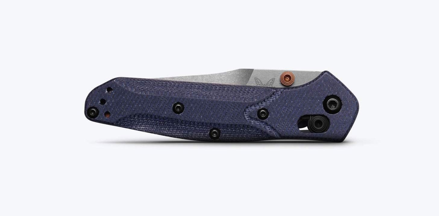 Benchmade 945-04 Mini Osborne, Blue Denim Micarta