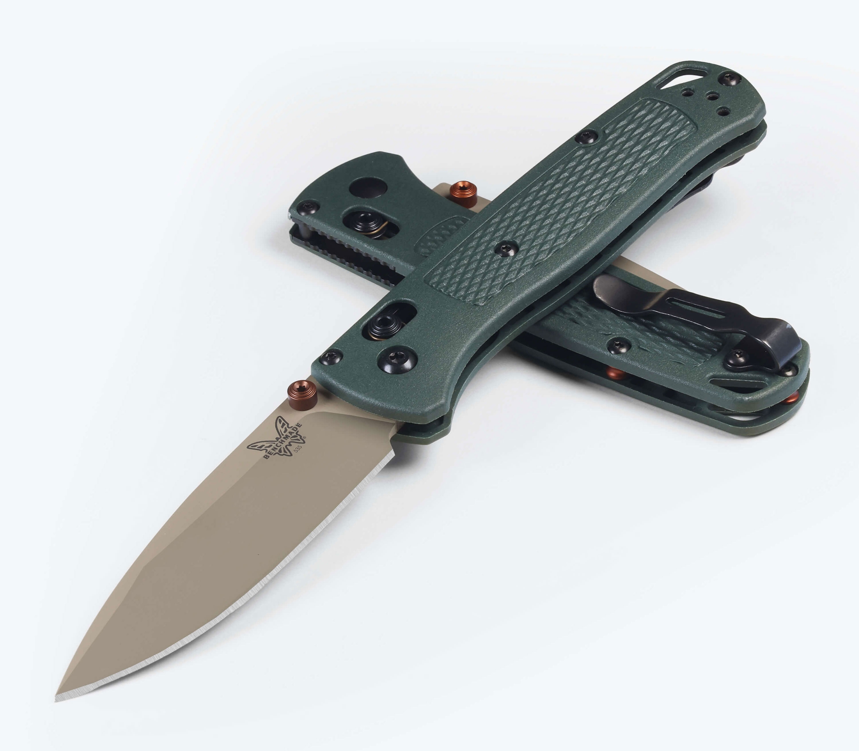 Benchmade 535TN-2601 Bugout Taiga Green Elmax
