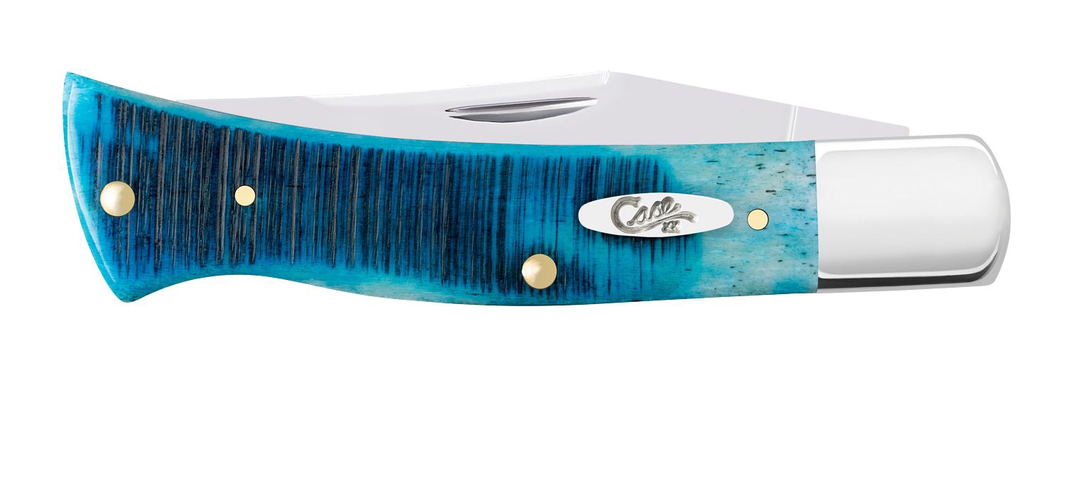 Case SS Caribbean Blue Bone Axe Handle