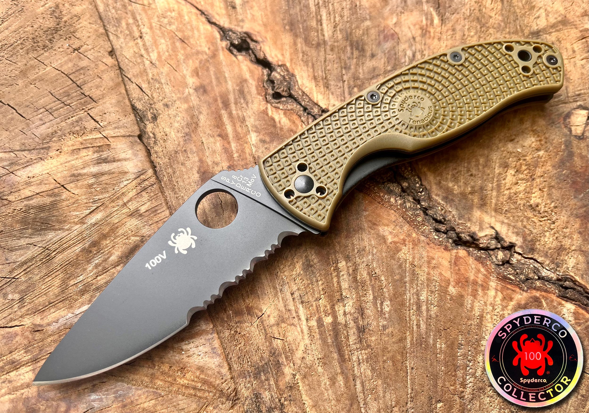 Spyderco C122PSODBK Tenacious, Collector