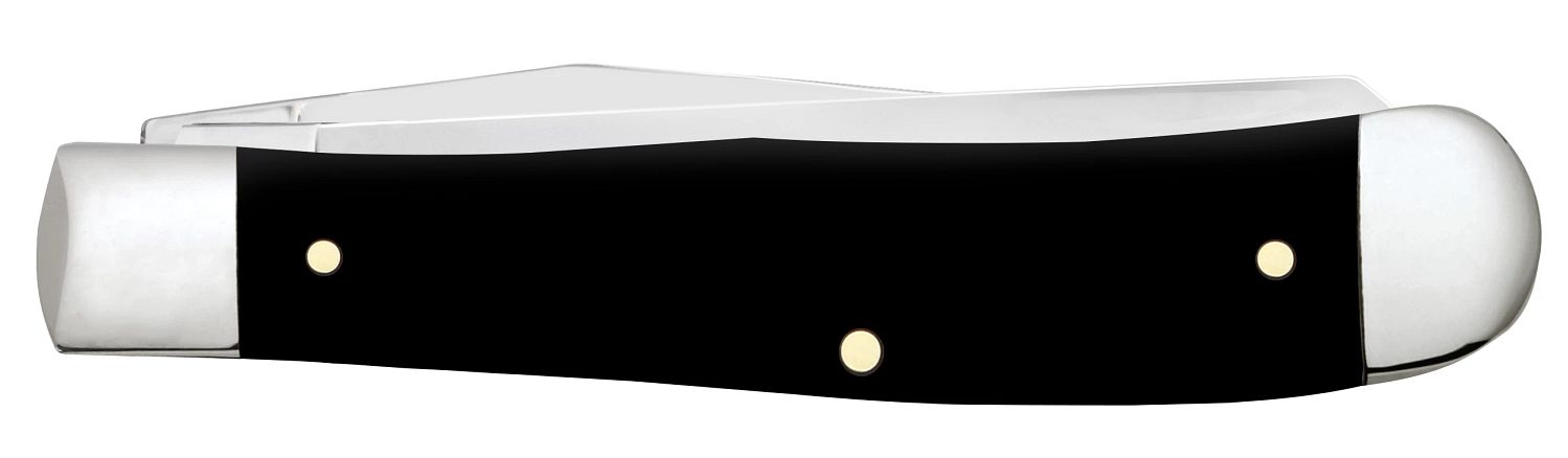 Case SS USMC Black Synthetic Smooth Trapper