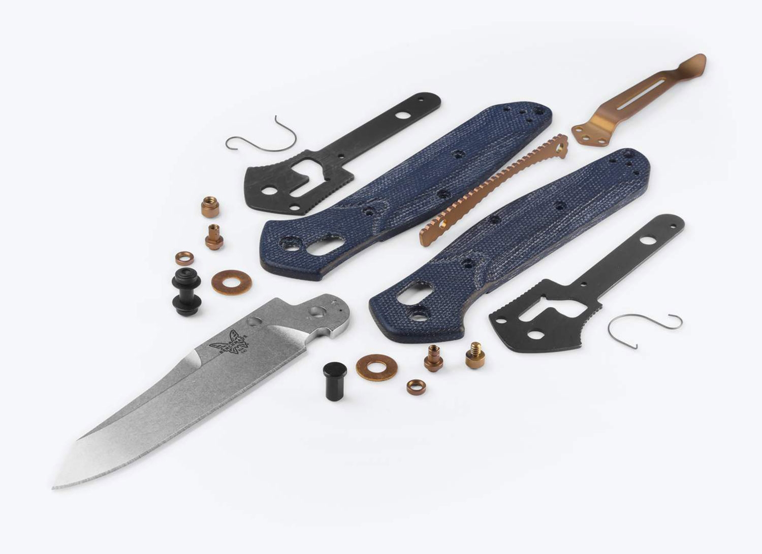 Benchmade 940-04 Osborne, Blue Denim Micarta