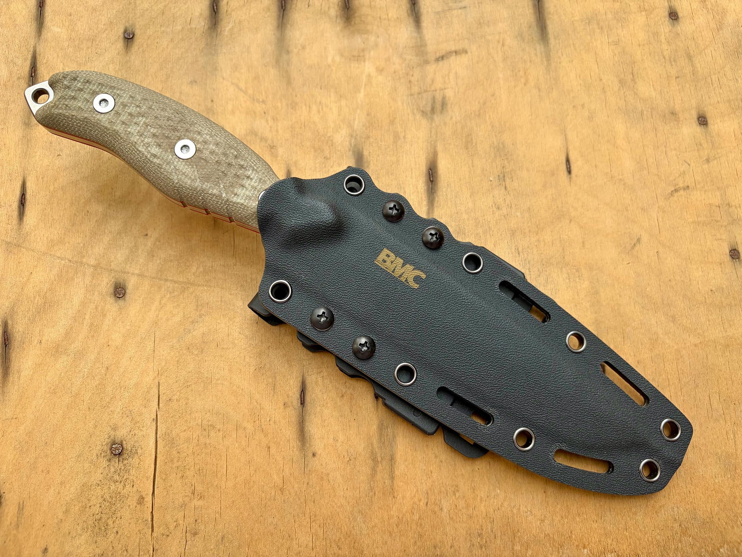 BMC M28 Solifuge, Sand Micarta, Stonewash