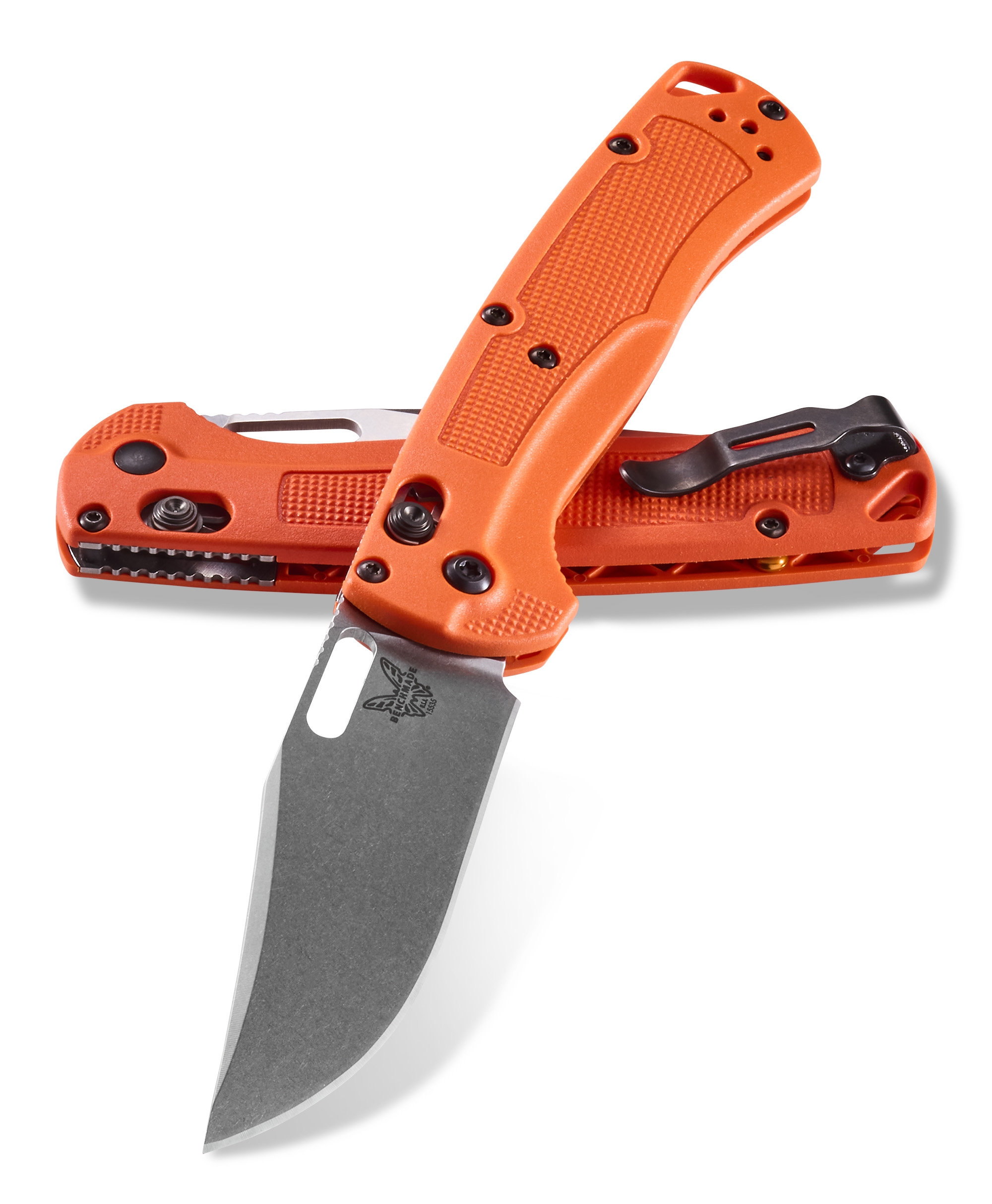 Benchmade 15535 TAGGEDOUT, CPM-154, Orange Grivory