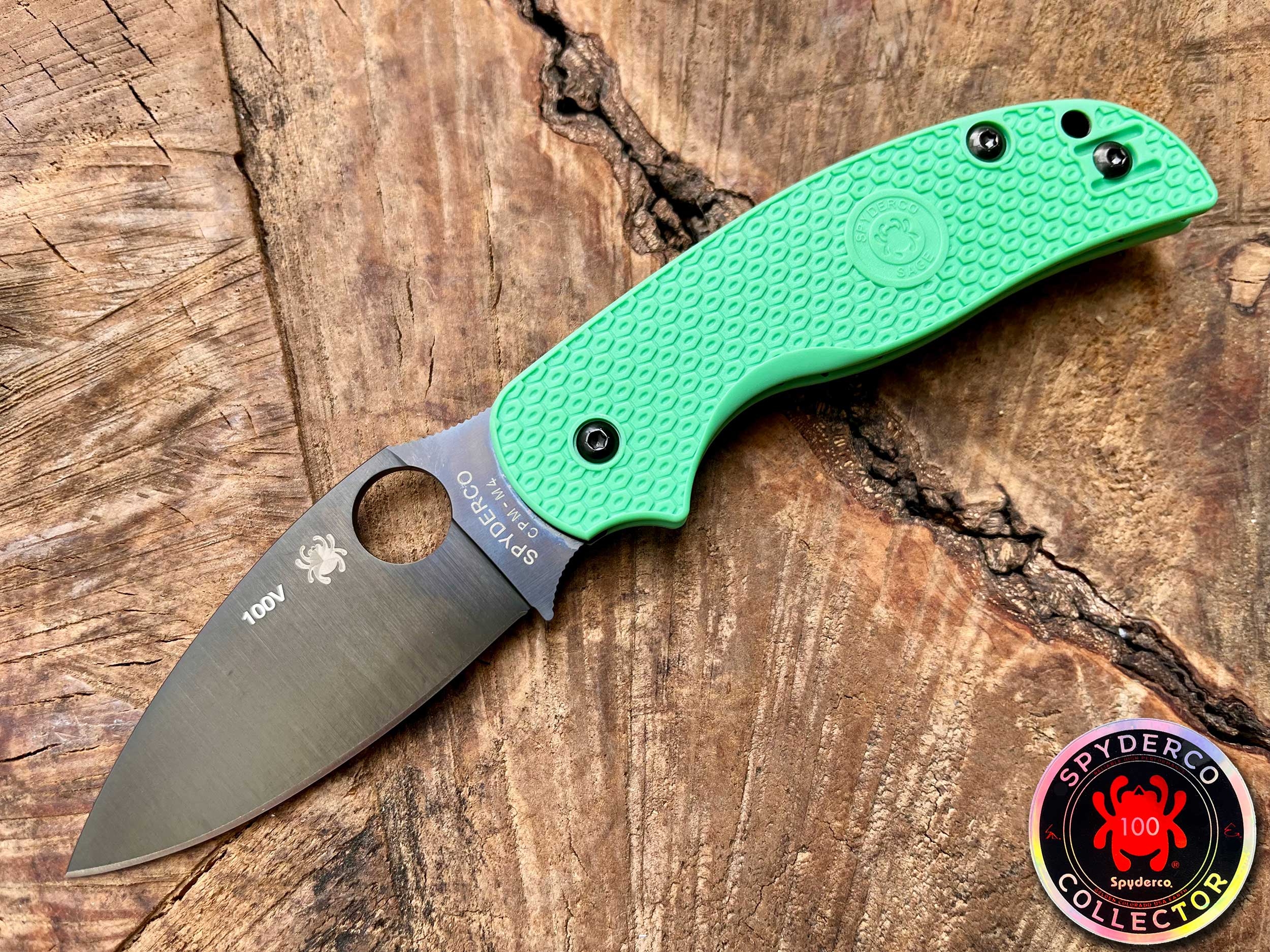 Spyderco C123PGRM4BK Sage 5, Collector