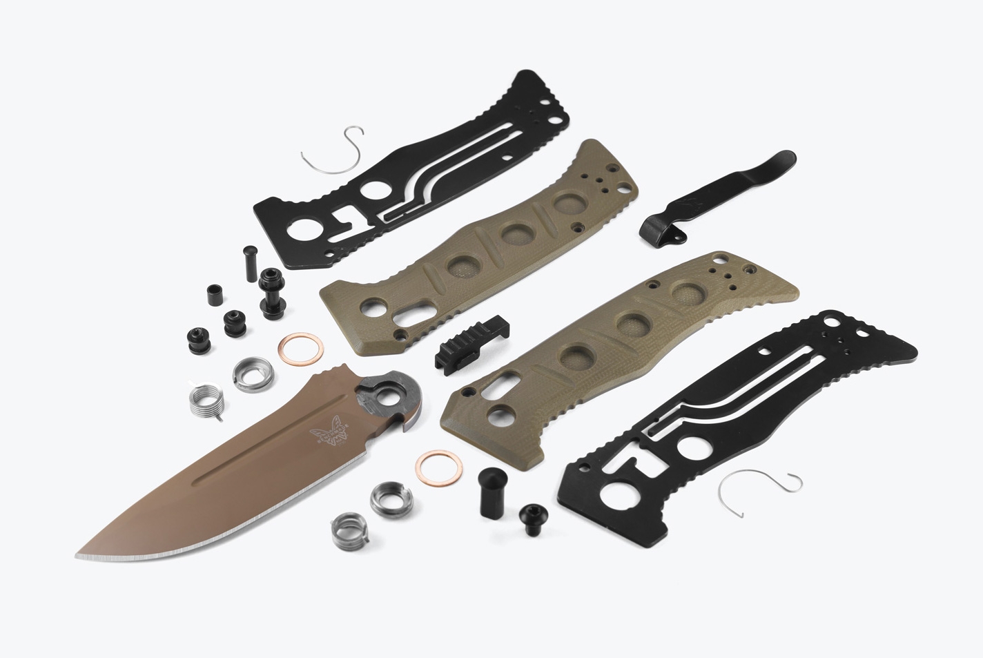 Benchmade 2730FE-2 Mini Auto Adamas, OD Green G10