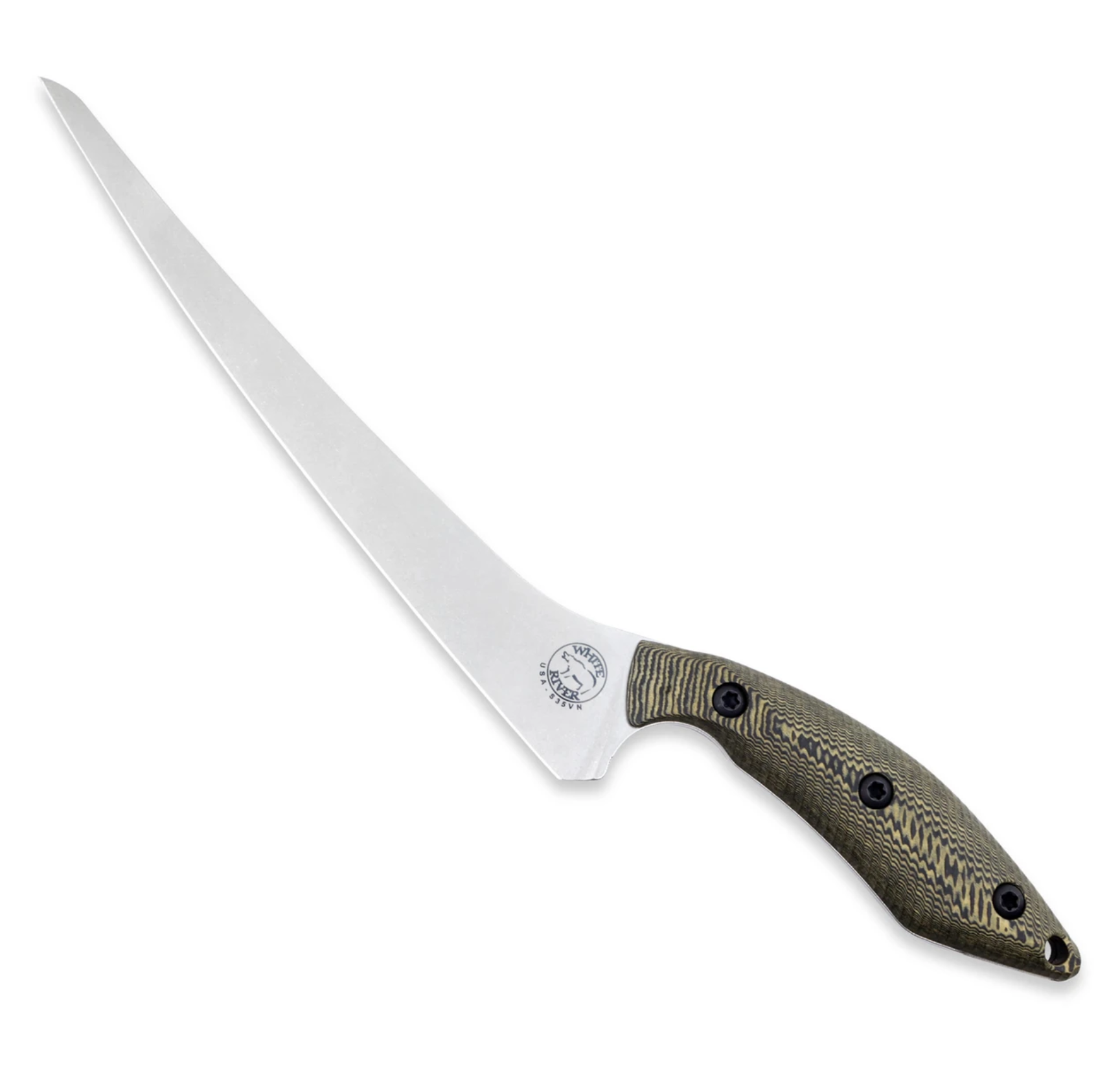 White River Step Up Fillet, Maple/ Black Richlite