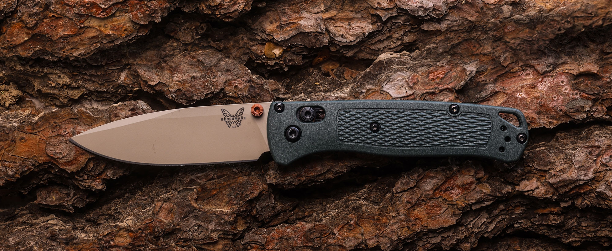 Benchmade 535TN-2601 Bugout Taiga Green Elmax