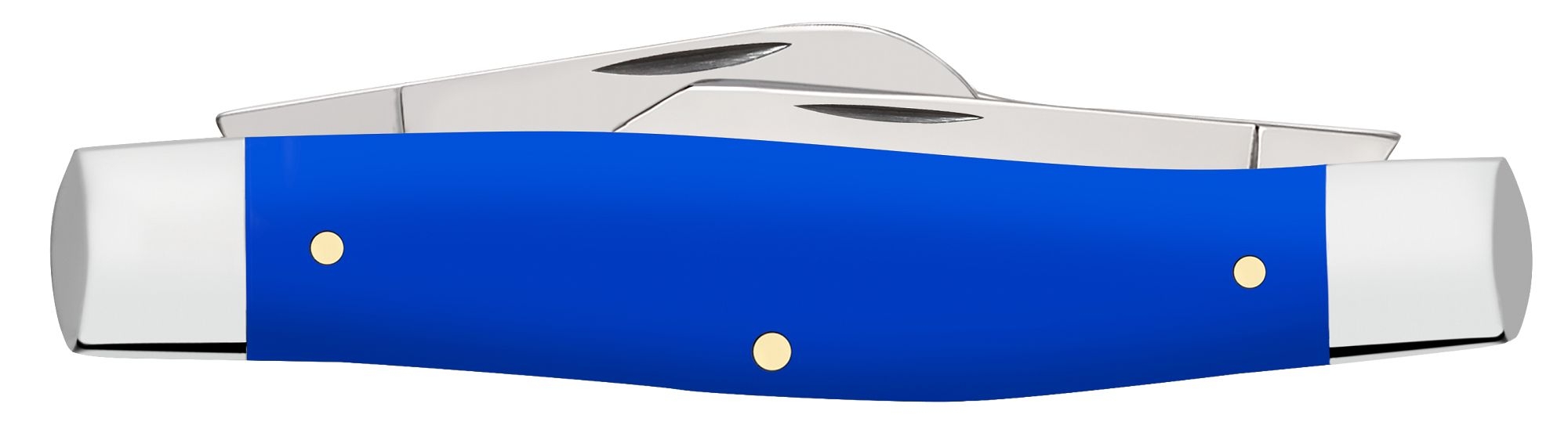 Case SS Royal Blue Synthetic Smooth Large Stockman
