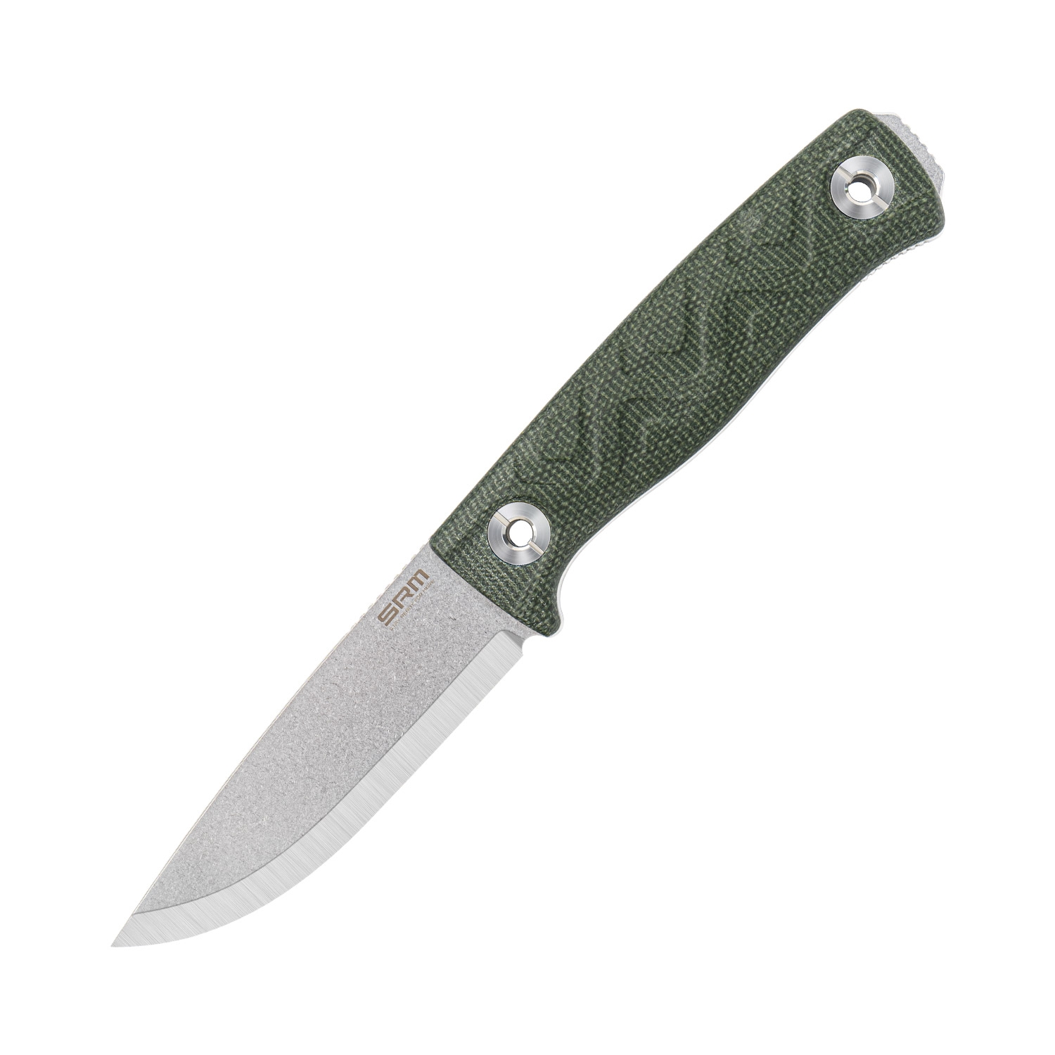SRM Bushcut 702T-MP, OD Green Micarta