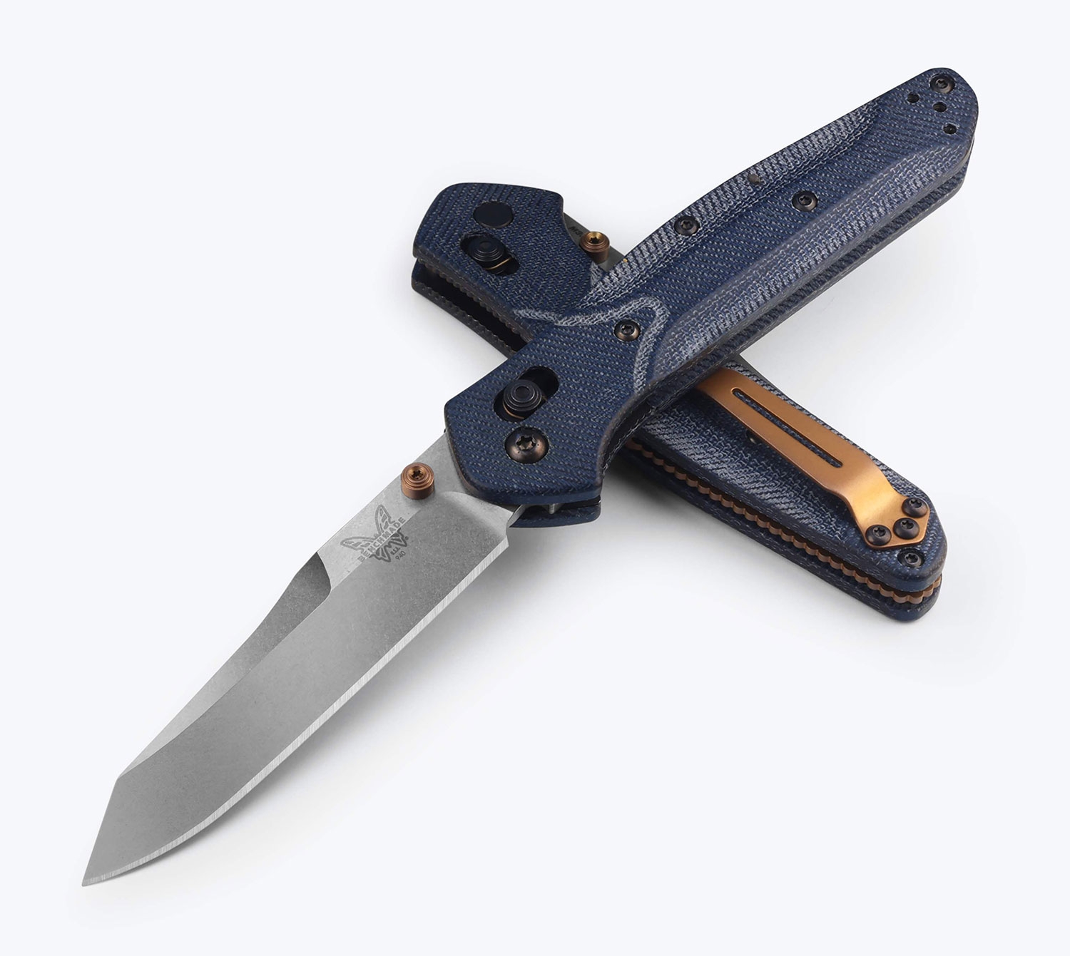 Benchmade 940-04 Osborne, Blue Denim Micarta