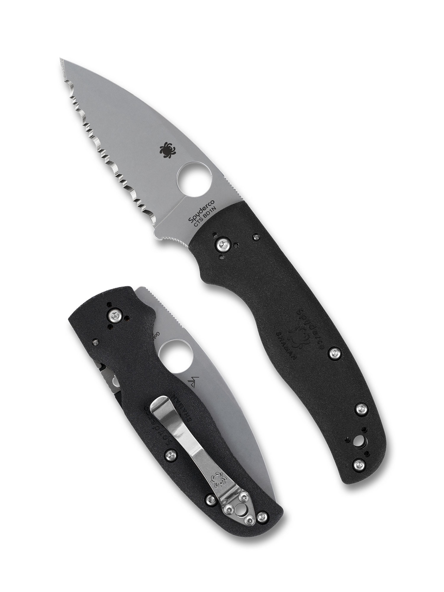Spyderco C229SBK Shaman, CTS BD1N, FRN