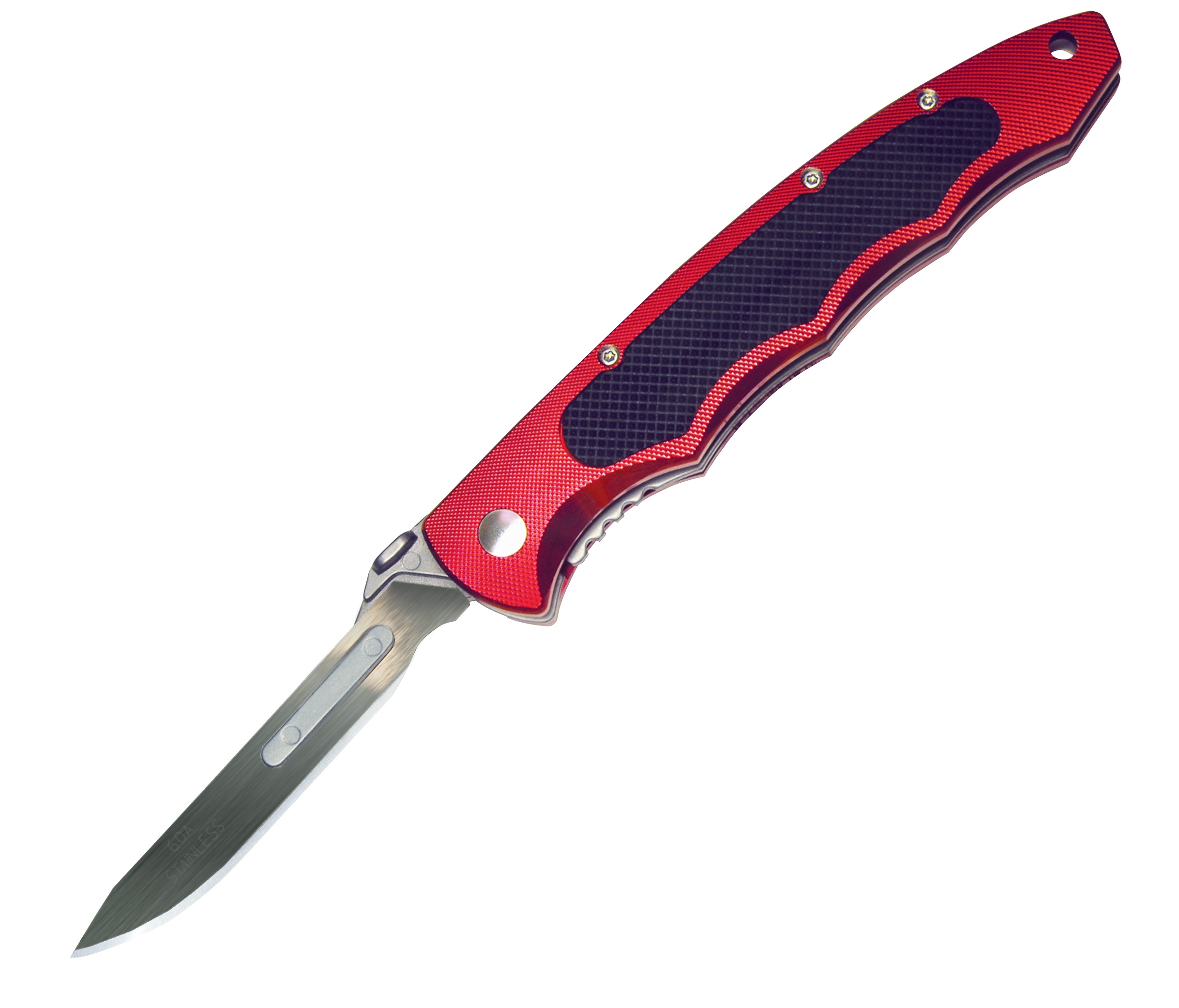 Havalon Piranta-Torch Brick Red, inkl. 12 Klingen