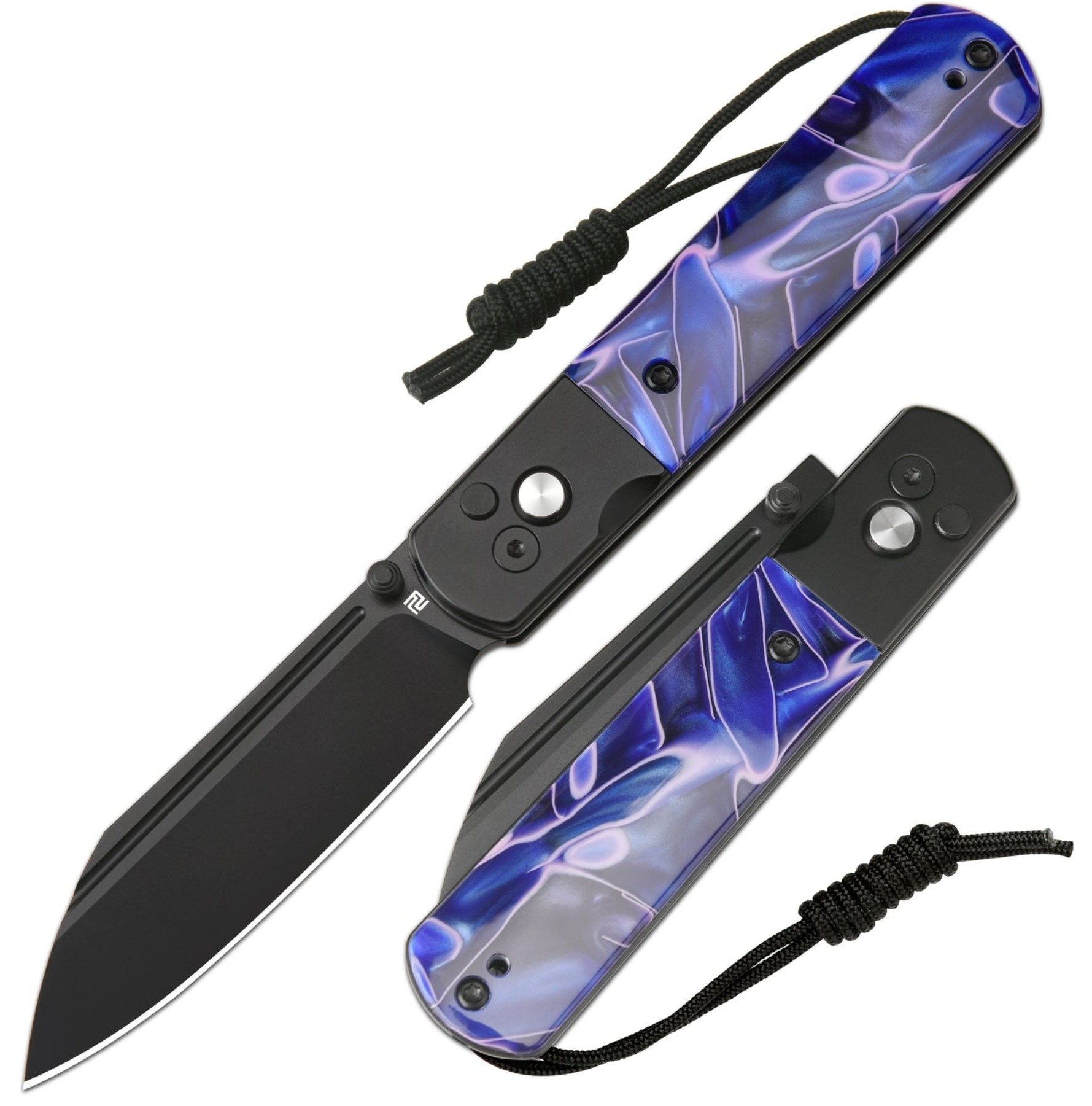 ARTC1875P-BUA Holm, AR-RPM9, Black/ Blue Acrylic