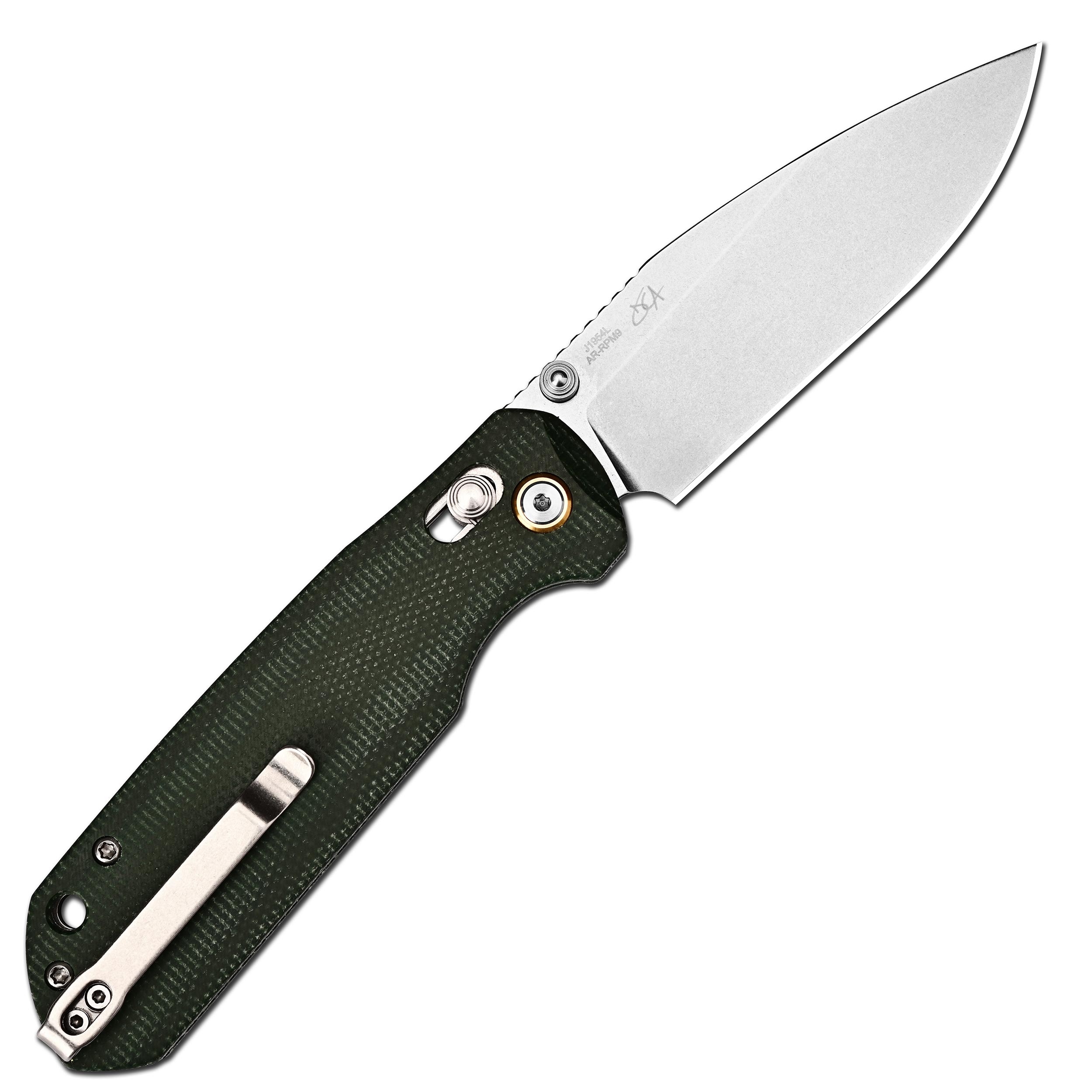 CJRBJ1954L-MGN Mega Maximal, Green Micarta