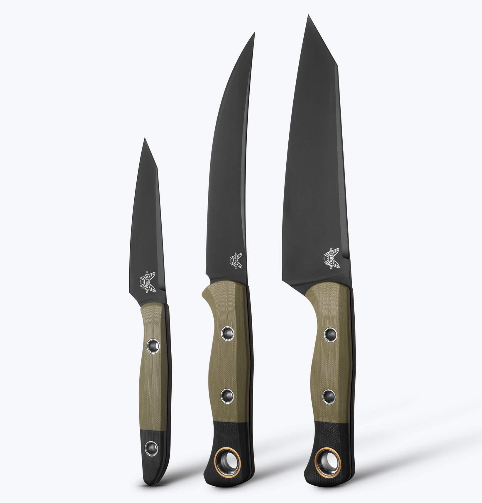 Benchmade 4005BK-01 - 3er Set, OD Green G10