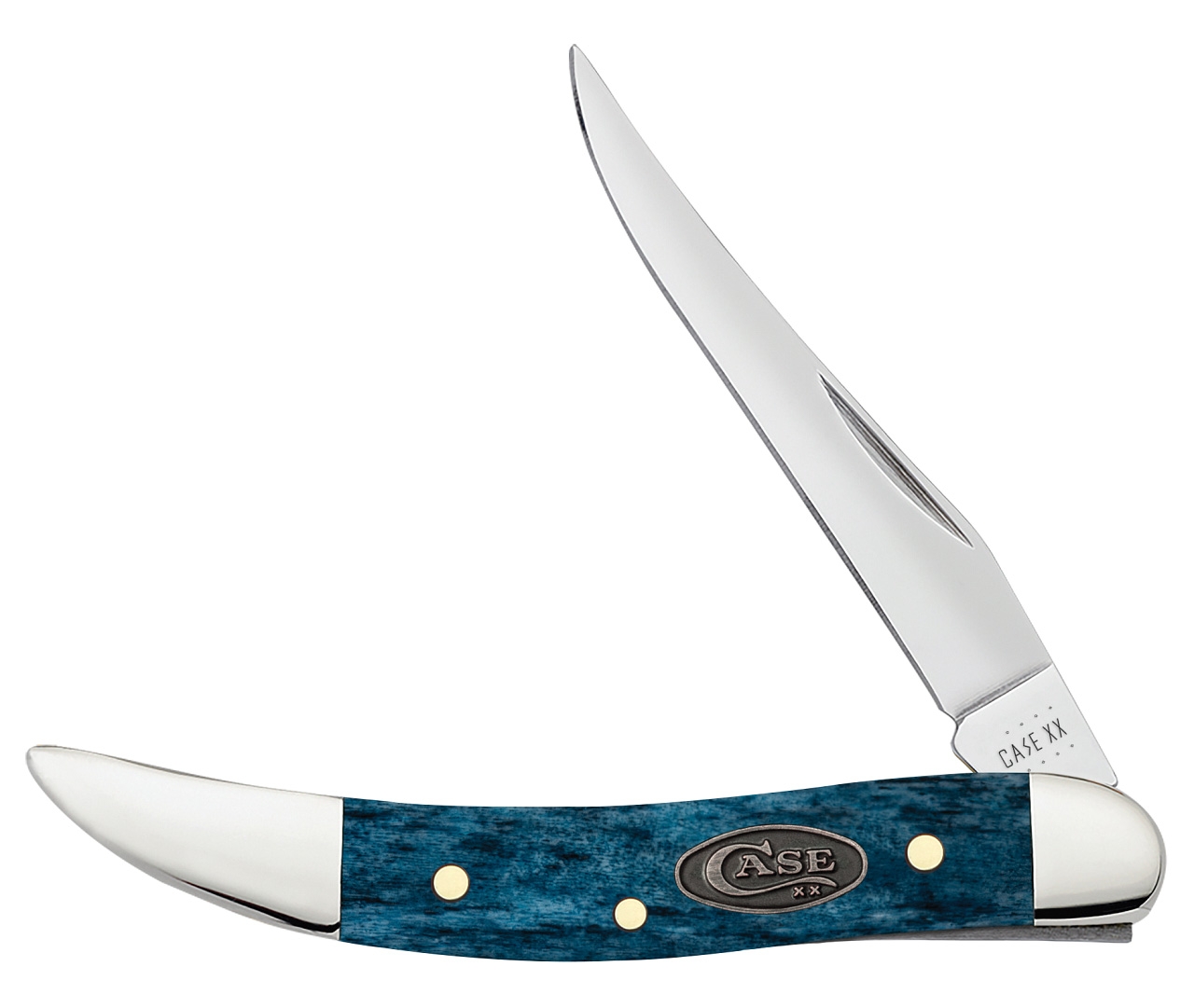 Case SS Mediterra. Blue Bone Small Texas Toothpick