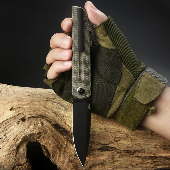 ARTC1849P-BODG Sirius S35VN, OD Green Micarta