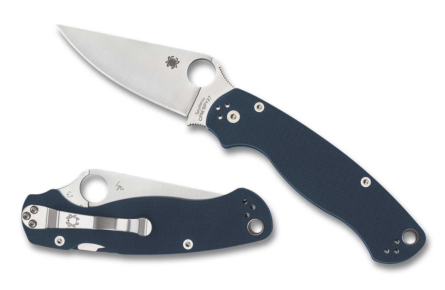 Spyderco C81GPCBL2 Para Military 2, CPM SPY27