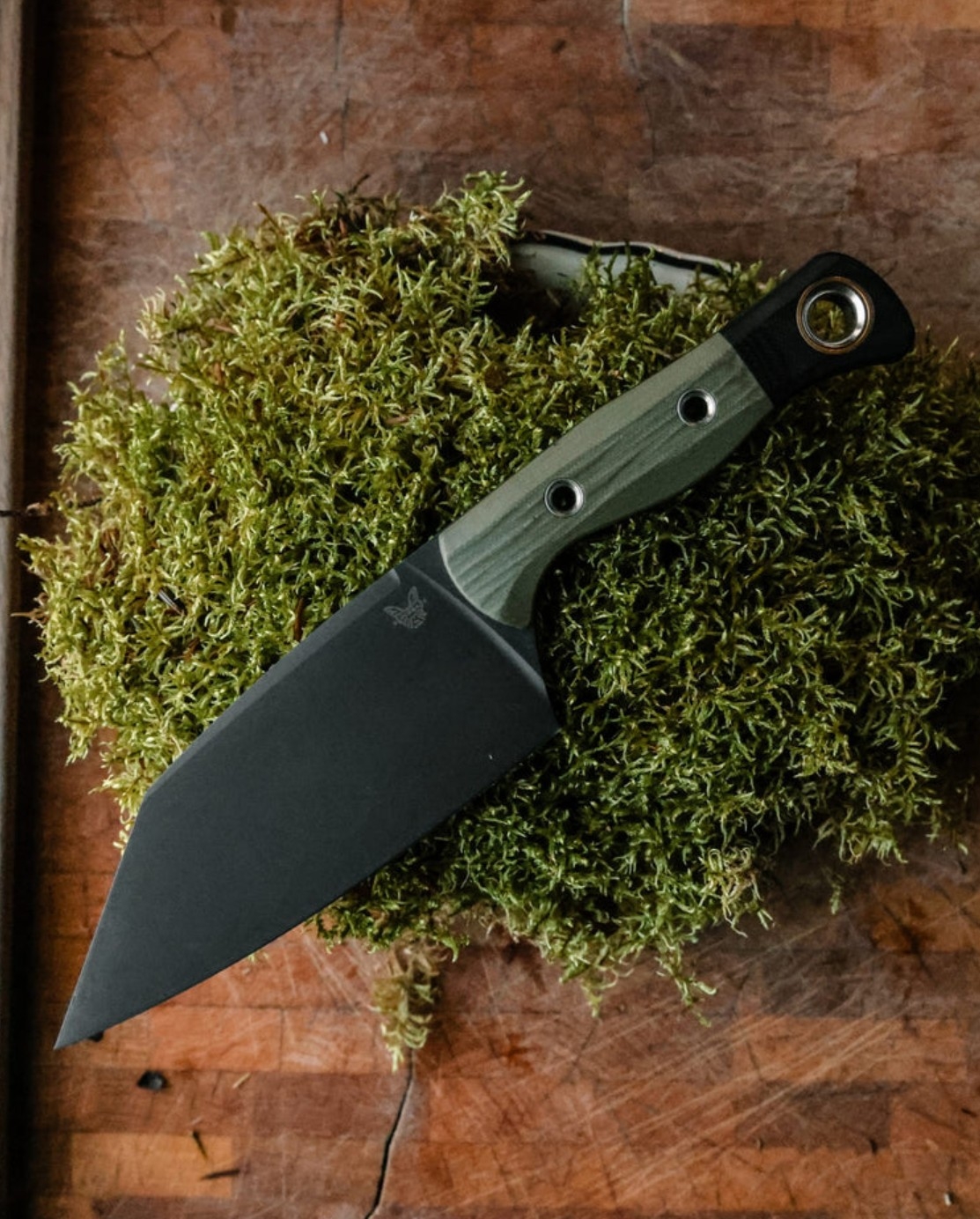Benchmade 4010BK-01 Station Knife, OD Green G10
